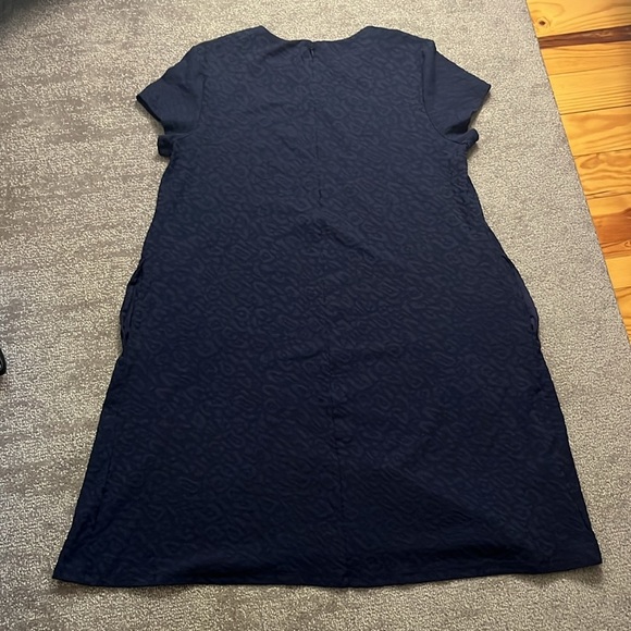 J. McLaughlin Navy Pocketed Shift Dress Size XL - Picture 10 of 11